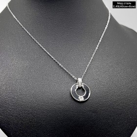 Цепочки мед.сталь 0333 (40+6 см.)